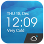 Icône apk widget météo date et horloge