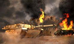 Tank Saldırısı Savaş 3D imgesi 