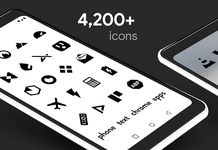 Flug - Dark Wohnung Icons Screenshot APK 10