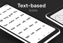 Flug - Dark Wohnung Icons Screenshot APK 1