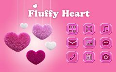 Pink launcher: Lovely diamond Heart Theme image 
