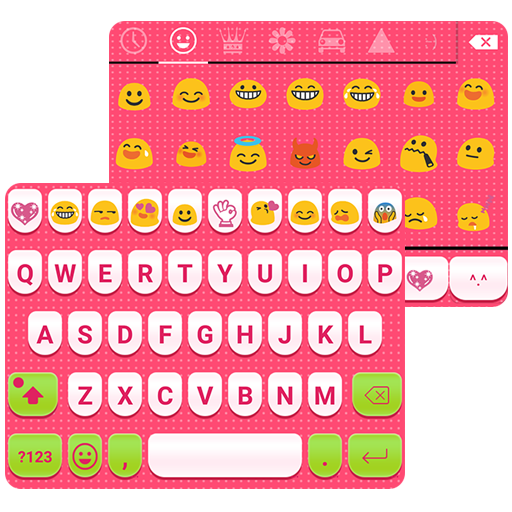 Cute Pink Love Emoji Keyboard Apk Indir Android