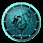 Magical theme: Abstract Dragon with Dark Cool Icon apk icon