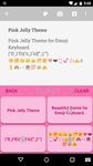 Pink Jelly Emoji Keyboard Skin Bild 6