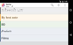 Скриншот 1 APK-версии Цветные Заметки