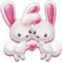 Розовый кролик: милая тема APK
