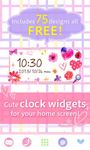 Captura de tela do apk Cute Clock Widget 2 【FREE】 7