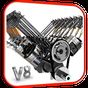 V8 Motor 3D Papel De Parede