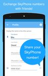 SkyPhone - Free calls captura de pantalla apk 