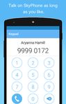 SkyPhone - Free calls captura de pantalla apk 1