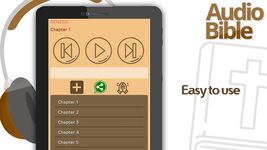 Captură de ecran The Holy Bible in Audio MP3 apk 