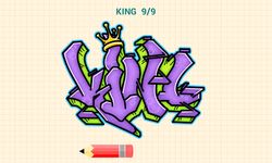 Screenshot 5 di Come Disegnare Graffiti apk