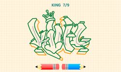Screenshot 1 di Come Disegnare Graffiti apk