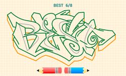 Screenshot 11 di Come Disegnare Graffiti apk