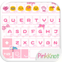 Pink Knot Emoji Keyboard Theme APK