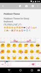 Pink Knot Emoji Keyboard Theme ảnh số 6