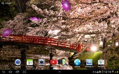 Captura de tela do apk Sakura Garden Live Wallpaper 7