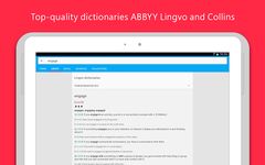 Скриншот 1 APK-версии Lingvo Live словарь переводчик