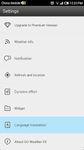 Captura de tela do apk Portugal Language GOWeatherEX 2