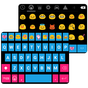 Blue Emoji Keyboard Theme apk icon