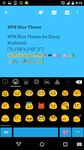 Blue Emoji Keyboard Theme image 5