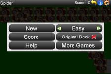 Spider Solitaire capture d'écran apk 