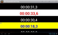 Скриншот 5 APK-версии Мульти секундомер и таймер Pro