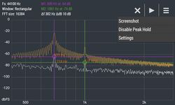 Advanced Spectrum Analyzer PRO captura de pantalla apk 3