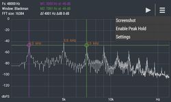 Advanced Spectrum Analyzer PRO captura de pantalla apk 2