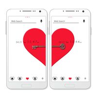 Androidの ペア壁紙 Pair Heart かわいい壁紙 アイコン アプリ