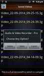 Audio and Video Recorder Pro Screenshot APK 