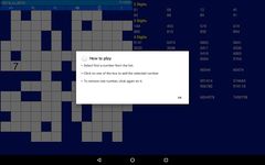 Kreuzgitter Rätsel mit Zahlen Screenshot APK 