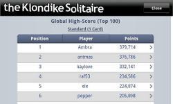 Скриншот 8 APK-версии The Klondike Solitaire