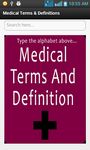 Medical Terms And Definition captura de pantalla apk 2