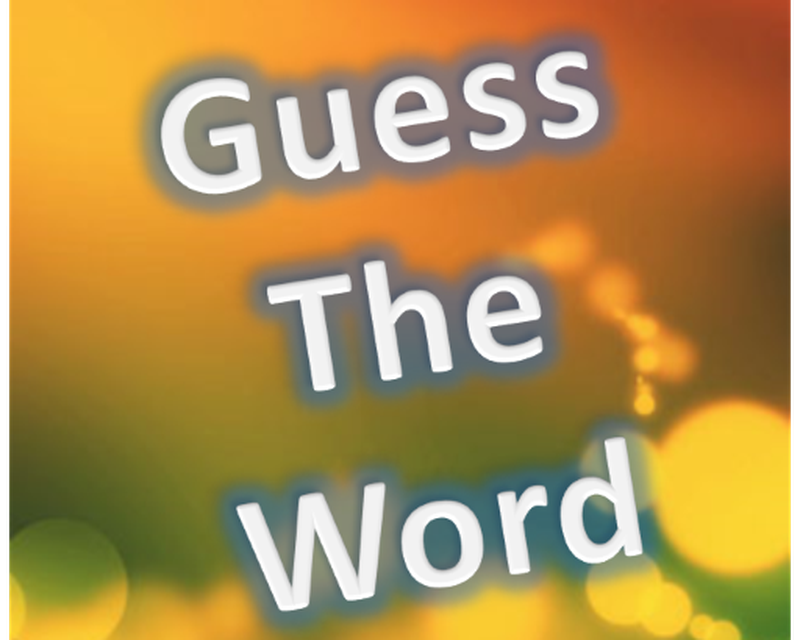 Guess word слово. Guess the Word.