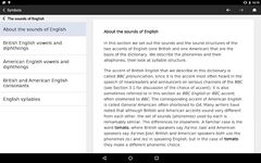 Captura de tela do apk English Pronouncing Dictionary 1