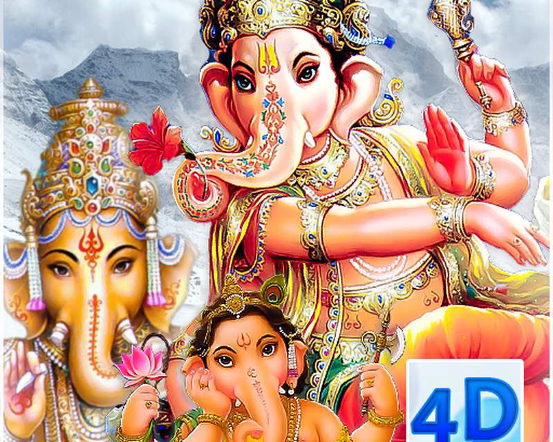 Free Download 4d Ganesh Live Wallpaper App Just Hari Naam