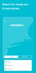 ภาพหน้าจอที่ 1 ของ Wanderu Book Bus Train Tickets