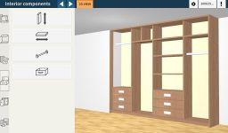 Utile closet PRO 3D designer screenshot apk 2