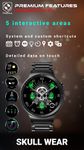 Skull Wear Watch Face captura de pantalla apk 13