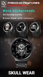 Skull Wear Watch Face captura de pantalla apk 10