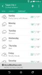 HTC Weather ekran görüntüsü APK 