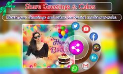 Tangkapan layar apk Birthday Greeting Cards Maker 2