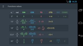 Скриншот 3 APK-версии Trigonometry. Unit circle.