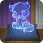 Ikona apk Hologram Kitten 3D Simulator