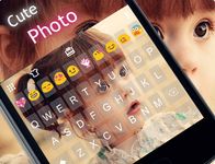 Cute Photo Emoji Keyboard Skin εικόνα 2