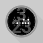 Elegant Binary Watch Face