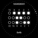 Elegant Binary Watch Face Screenshot APK 3