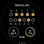 Elegant Binary Watch Face Screenshot APK 4