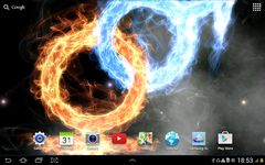 Captura de tela do apk Fire & Ice Live Wallpaper 